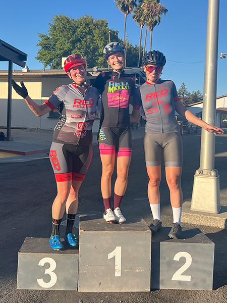 Red Peloton bike racing Team