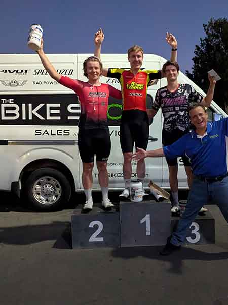 TNT criterium bike race series Santa Rosa, Northern California, A series winners 2025.