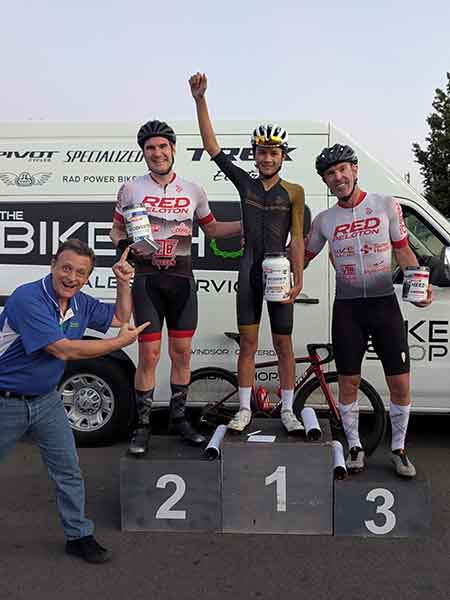 TNT criterium bike race series Santa Rosa, Northern California, B series winners 2025.
