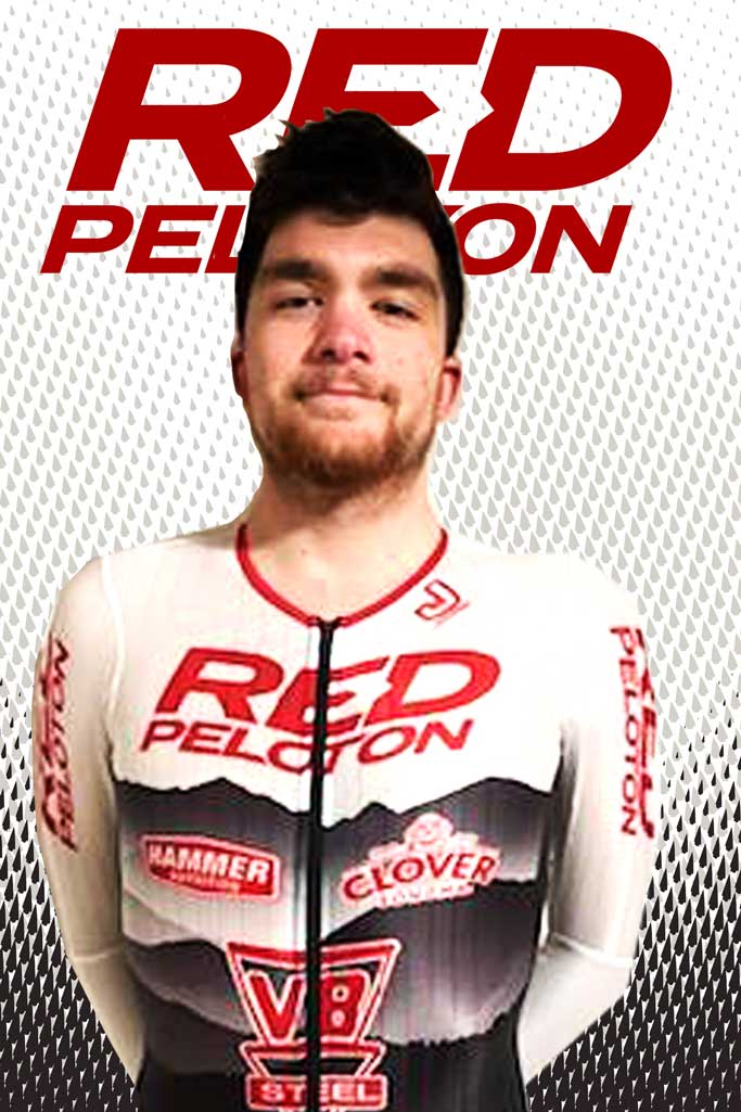 Fenton Balfus, Red Peloton bike racing team, Santa Rosa, California.