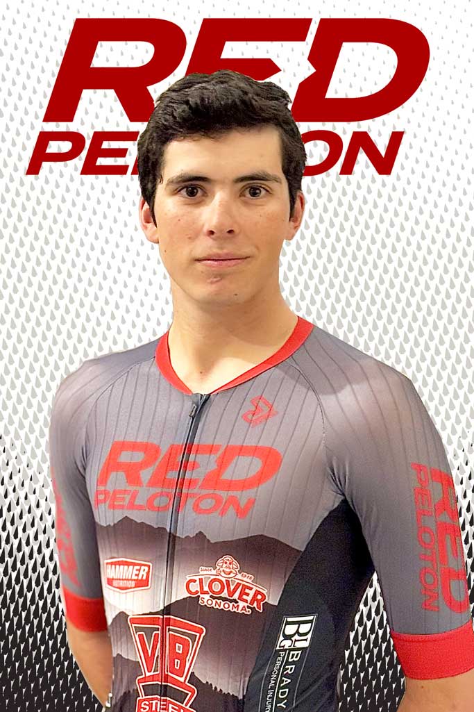 Grant Edmister, Red Peloton bike racing team, Bay Area, California.