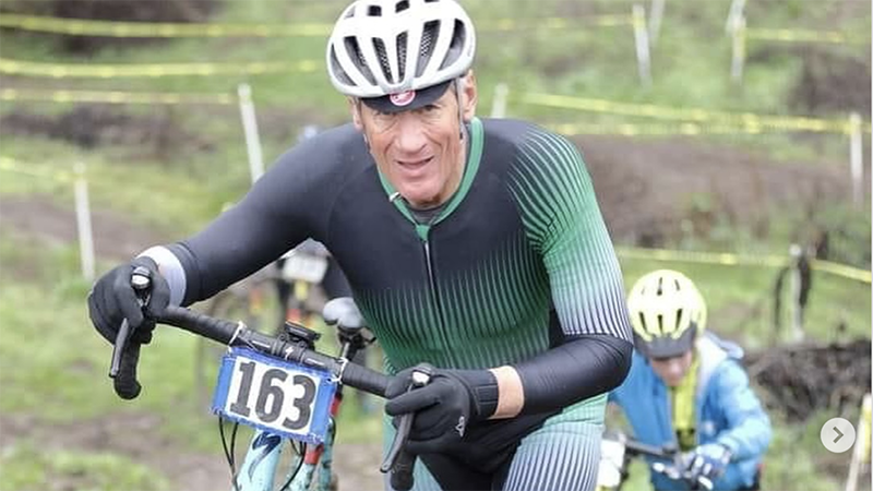 Cyclist Phil Heiman at one of his beloved cyclocross races. Join Phil Heiman's friends and family for a celebration ride and to raise funds for Phil's New Rider Scholarship.