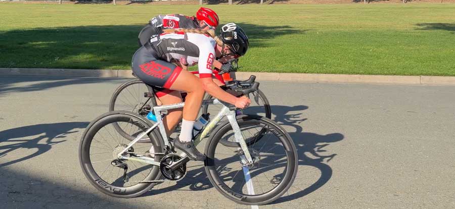 Womens bike race Santa Rosa, California.