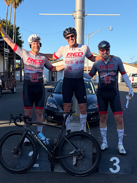 B race podium TNT bike race series Santa Rosa, Bay Area, California.