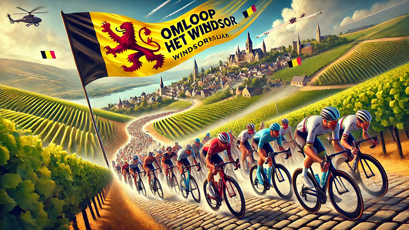 Omloop het Windsor cycling group training ride in Sonoma County California.